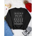 thumbnail image 3 of Tstars Women's Funny Christmas Sweatshirt Gift for Mom, Holiday Humor Xmas Party Shirt, 3 of 7
