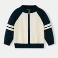 thumbnail image 2 of SUYIDA Boys Cable Knit Sweater ,Boys Sweater Cardigan Zip Up Knit Jacket Top Outerwear Casual Outfits for Toddlers and Kids, 2 of 7