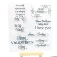 thumbnail image 6 of TRINGKY Happy Valentines Day Silicone Clear Stamp Card Making Envelope Crafting Decor, 6 of 7