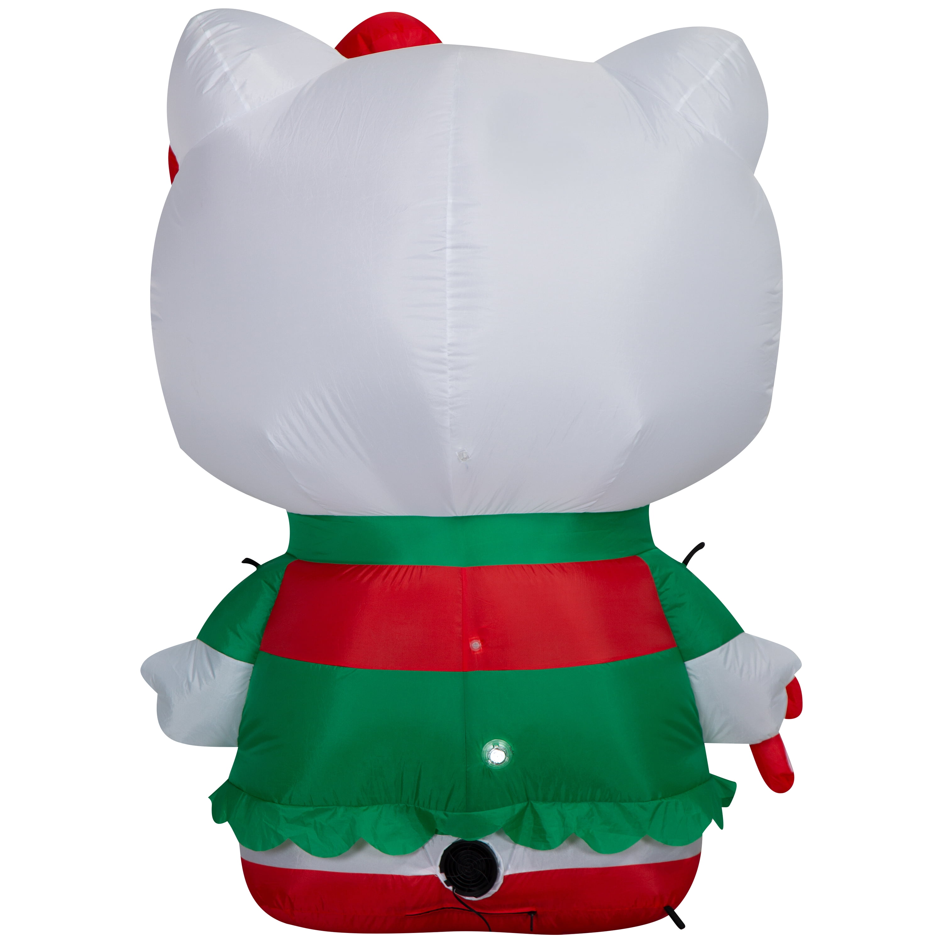 Christmas Hello Kitty with Christmas Sweater and Scarf Airblown LED Christmas Yard Inflatable 4.2 ft