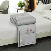 Qocolhg Summer Quilt Bedding Modern Air Conditioner Quilt for Kids, Cotton Breathable Comforter Print Floral Quilts Bedspread, Cooling Blankets for Hot Sleepers, 39x59 inch, Gray