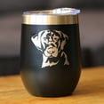 thumbnail image 2 of Bevvee Insulated Wine Tumbler 12 oz Labrador Face Labrador Lover Gifts Tumblers, 2 of 4