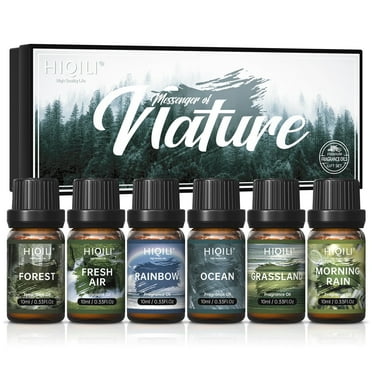Nature Fragrance Set for Diffuser, Humidifier, DIY Perfume, Scented Candles, Soaps-6PCS*10mL