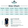 thumbnail image 3 of One Piece Swimsuit for Women Bathing Suits Deep Crisscross Back - Navy blue, 3 of 5