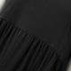 thumbnail image 4 of Vestido de algodón y lino con corte en A para mujer 2025 - Cuello redondo, tallas grandes, corte holgado, ropa informal de oficina para verano, 4 of 6