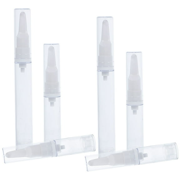 FELTECHELECTR  6 Pcs Airless Pump Bottles for Travel Small Set Empty