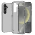 thumbnail image 2 of For Samsung Galaxy s24 Sturdy Ultra Thick 3mm Transparent Hybrid Case Cover - Smoke, 2 of 3