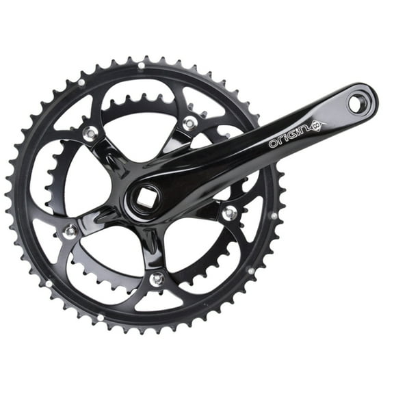 Origin8 Pro Pulsion Alloy Road Crankset 172.5x53/39 110.5mm JIS Square Taper