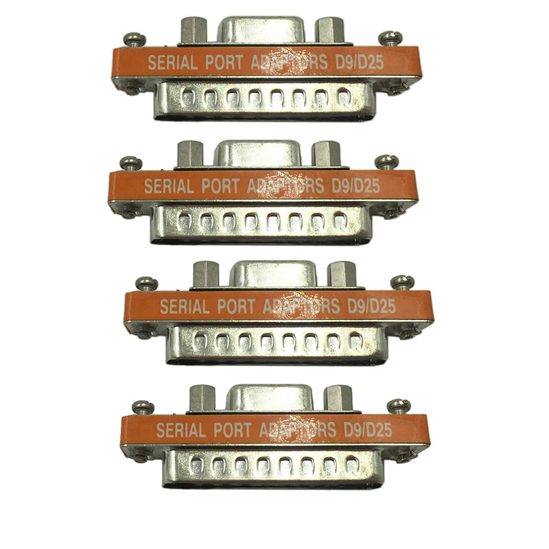 Adaptador De Género DB9 Hembra A DB25 Macho - Mini Conector Serie Para Cambiar Puertos, Fácil De Usar