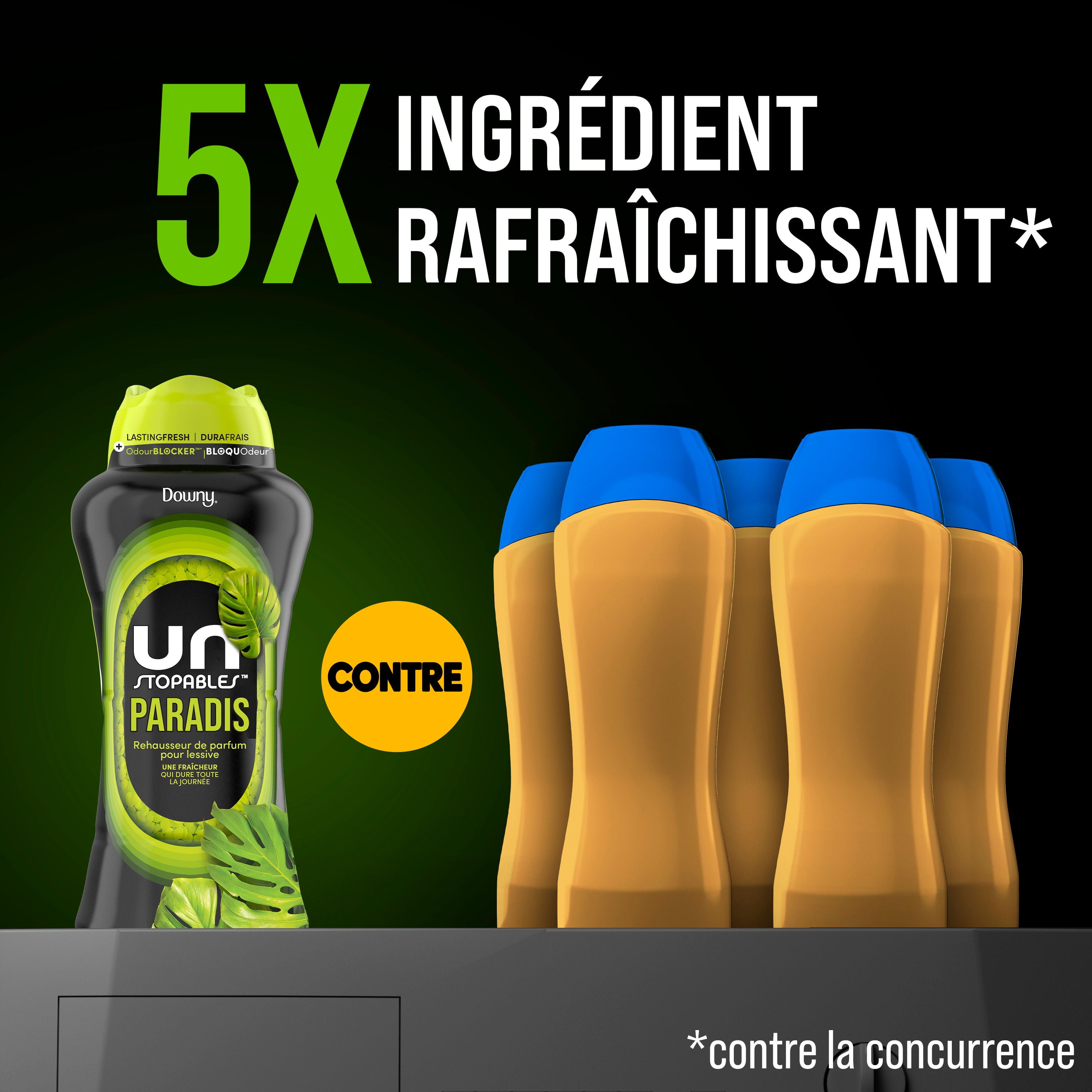 Downy Unstopables In Wash Scent Booster Beads, Paradise Scent, Laundry Beads for Odour Protection, Downy Scent Booster Beads, Laundry Scent Boosters, 680G