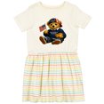 thumbnail image 3 of Inktastic Patriotic Teddy Bear 250 Years Celebration Girls Toddler Dress, 3 of 5