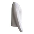 thumbnail image 3 of Suéter George para Mujer, Textura Boucle, Botones Plateados Crema Talla G, 3 of 4
