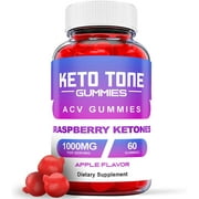 (1 Pack) Keto Tone Keto ACV Gummies - Supplement for Weight Loss - Energy & Focus Boosting Dietary Supplements for Weight Management & Metabolism - Fat Burn - 60 Gummies