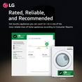 thumbnail image 4 of LG DLE3400W 7.4 Cu. Ft. White Front Load Electric Dryer, 4 of 5