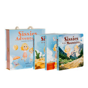 Sissies Adventure Series 3-book Box Set | Sissies Series Board Books 1, 2, and 3 in Travel Carry Case for Young Readers Baby to 4 | Sissies at the Sea, Sissies in the Mountains, Sissies go to Mexico