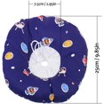 thumbnail image 2 of Cat Cône Col Récupération Collier Chaton Doux Protecteur Collier après Chirurgie Réglable Guérison Elizabeth Collier Confortable Cône de Coton (M, Espace), 2 of 8