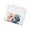 thumbnail image 4 of Animal Shirt, Tee Shirt with Animals, Floral Dog T-Shirt, 4 of 7