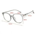 thumbnail image 2 of Women's Eyeglasses Oval Frames Blue Light Blocking Glasses Clear Lenses Eyewear, 2 of 6