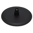 thumbnail image 2 of Westbrass 8" Round Rainfall Shower Head with 10" Wall Mount 90-Degree Arm, Matte Black, 2 of 8