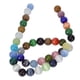 thumbnail image 1 of Cuentas redondas DIY, colores mezclados, pulsera de piedra Natural, collar, accesorios para hacer joyas, diámetro de 0,39 pulgadas, 1 of 5