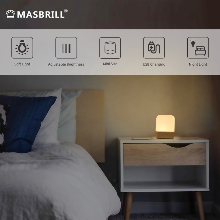 Masbrill Touch Sensor Rechargeable Mini Lamp photo 2