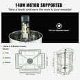 thumbnail image 3 of KFFKFF Extracteur de Miel Électrique, Cadre Double/quadruple, Centrifugeuse à Miel, Acier Inoxydable Durable pour Apiculture, Support Réglable, Traitement en Nid d'Abeille avec Couvercle, 3 of 9
