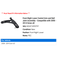 thumbnail image 2 of Front Right Lower Control Arm and Ball Joint Assembly - Compatible with 2008 - 2014 Scion xD 2009 2010 2011 2012 2013, 2 of 2