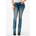thumbnail image 2 of Charme by Grace in LA Women's Aztec Heavy Stitching Embroidered Bootcut Jeans (29, Blue Stonewashed), 2 of 3