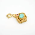 thumbnail image 6 of QQTDFG Gold-plated Sterling Silver Longevity Lock Pearl Cage Box Charm Pendant A2994-default, 6 of 8