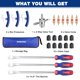 thumbnail image 3 of Juego de cucharas y herramientas para neumáticos WORKPRO de 14.5 pulgadas, 23 piezas, con bolsa de almacenamiento, 3 of 9