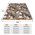 thumbnail image 3 of KLL Cut Cats Pattern Fleece Throw Blanket,Fleece Throw Blankets for Couch & Bed All Season Use-40"x30", 3 of 7