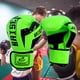 thumbnail image 5 of Guantes de boxeo de PU, mitones duraderos, protector de manos para deportes (verde para niños), 5 of 9