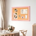 thumbnail image 6 of DOLLAR BOSS Poster Board Bulletin Board Pink Cork Board for Wall 36 X 24 Inches Message Project Board Decorative Hanging Pin Board for Office & Home Decor with 10 Pushpins, 6 of 9