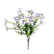 thumbnail image 2 of Simulación de flor artificial para decoración de bodas, hogar, oficina y fiestas, color púrpura, ramo de flores falsas de plástico de 38 cm., 2 of 6