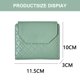 thumbnail image 2 of Cartera delgada de cuero de PU para mujer, billetera tipo acordeón, tarjetero, bolsillo para monedas con cremallera, 2 of 5