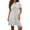 Style1-White dresses for women, variant on Maqroz Summer Dresses for Women Plus Size Midi Ruched Dresses Adjustable Twist Front V Neck 2026 Holiday Elegant Short Sleeve Boho Beach Sundress White XXXL