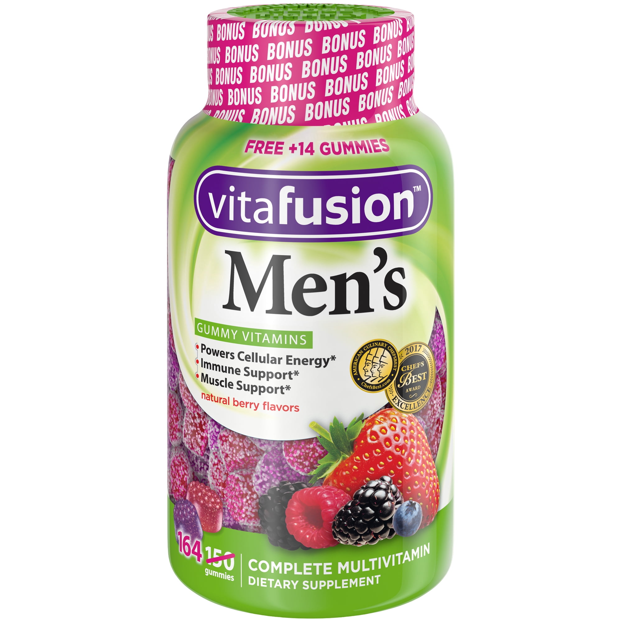 Vitafusion Men's Gummy Vitamins, 164ct