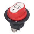 thumbnail image 1 of Battery Disconnect Switch, 50m Ohm  Contact Resistance 100A Battery Isolator Switch  For RV, 1 of 8