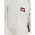 thumbnail image 5 of Wrangler Workwear Men's Short Sleeve Heavyweight Pocket Crew Work Shirt, 5 of 7