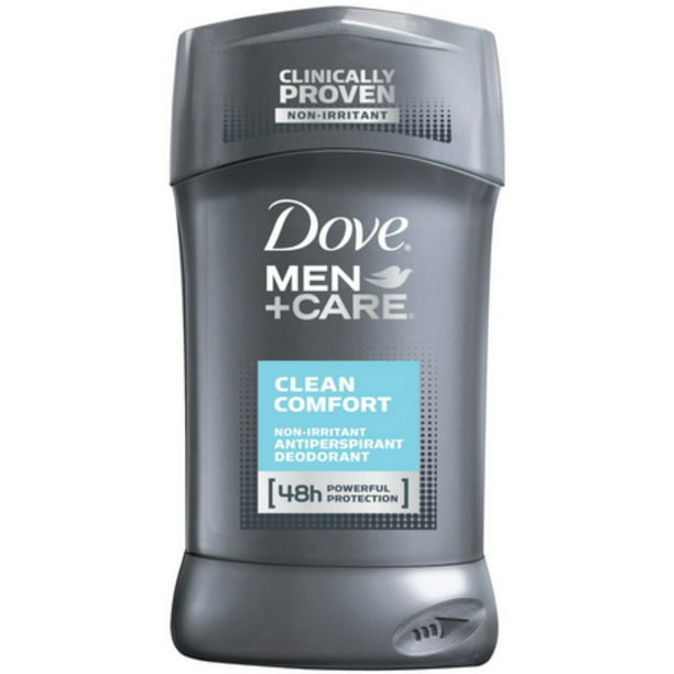 tv station Moet Discrepantie Dove Men + Care Antiperspirant Deodorant Stick Clean Comfort 2.70 oz (Pack  of 4) - Walmart.com