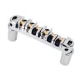 thumbnail image 1 of Bunblic Roller Saddle Bridge Increased Tuning Stability Zinc Alloy Replacement High Stability for Electric Guitar Part DIY Accessory, 1 of 8