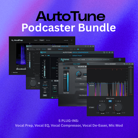 Auto-Tune Podcaster Plug-in Bundle (Activation Card)
