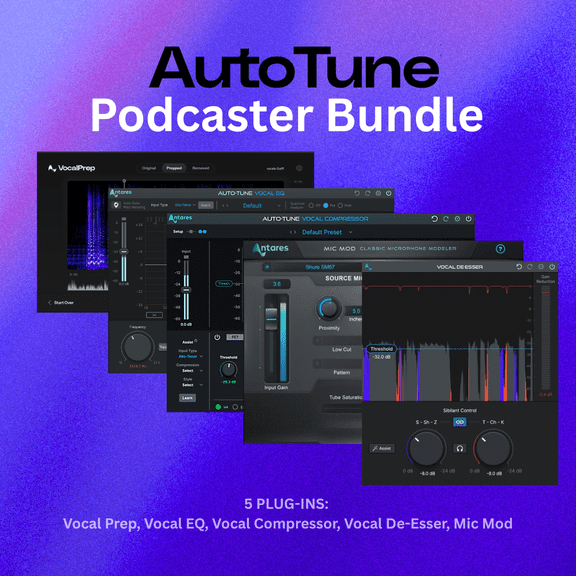 Auto-Tune Podcaster Plug-in Bundle (Activation Card)