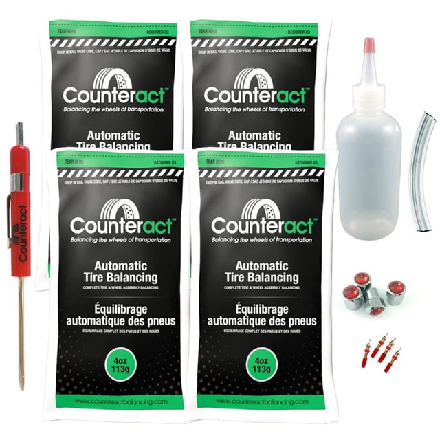 Kit de perlas para balanceo de neumáticos DIY Counteract 4x113 g para off-road