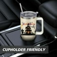thumbnail image 7 of Happy Halloween Tumbler with Handle and Straws 40 OZ Vacuum Insulated Travel Coffee Mug Birthday Present for Men Dad Son Husband Gifts for Him/Her Coffee Mugs, 7 of 7