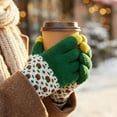 thumbnail image 5 of allydrew Cold Weather Touchscreen Texting Gloves for Women (Set of 2), Blue and Green Floral, 5 of 6