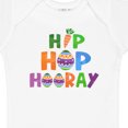 thumbnail image 4 of Inktastic Easter Hip Hop Hooray with Eggs and Carrot Boys or Girls Baby Bodysuit, 4 of 5