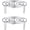 15.5cm/6.1in,2Pcs, variant on Steam Rack, Heavy Duty Steaming Rack Stand, Stainless Steel Round Steamer Cooling Rack Trivet, Pot Steamer Insert Food Stand, Steaming Cookware Accessories(Size:15.5cm/6.1in)