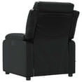 thumbnail image 5 of vidaXL Massage Recliner Chair with 6-Point Vibration Massage, Adjustable Black Leather Rocker, 5 of 12