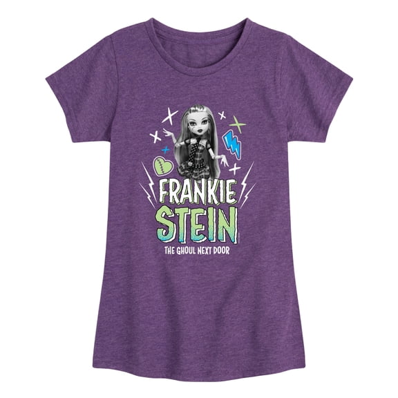 Monster High - Frankie Stein Girl Next Door Fitted Short Sleeve Graphic T-Shirt